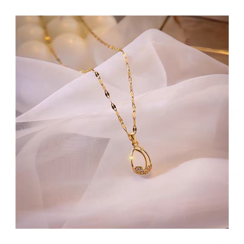 Gold Wire Pearl Necklace — Delicate & Elegant