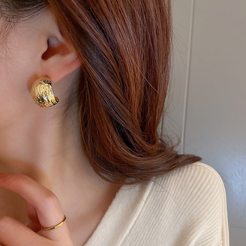 Golden Water Drop Earrings — Graceful & Refined