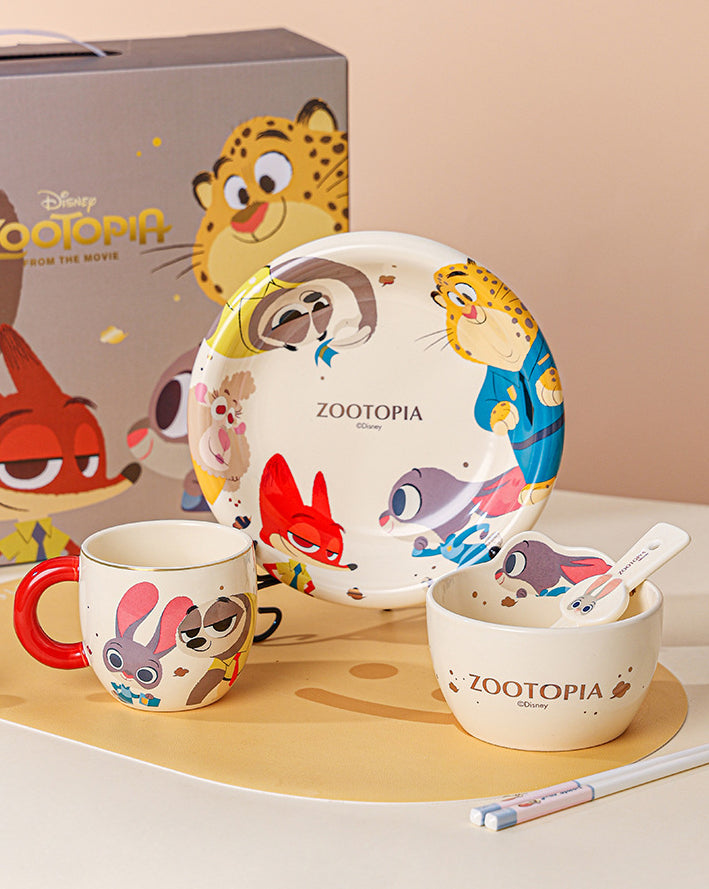 Luxury Zootopia Meal Gift Set — Fun Kids Dining Set