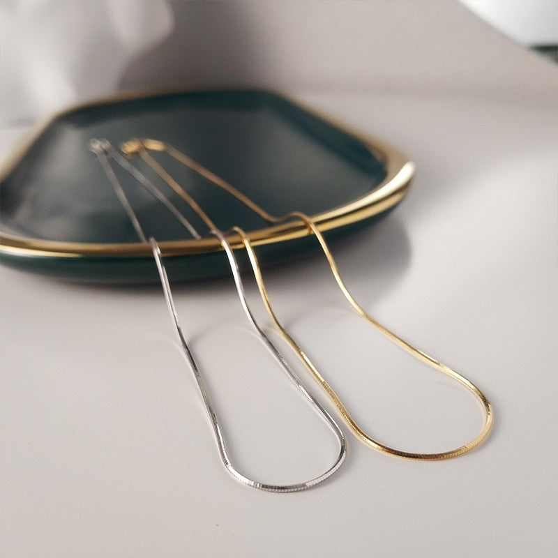 Gold 0.9mm Square Chain (40cm) — Classic & Versatile