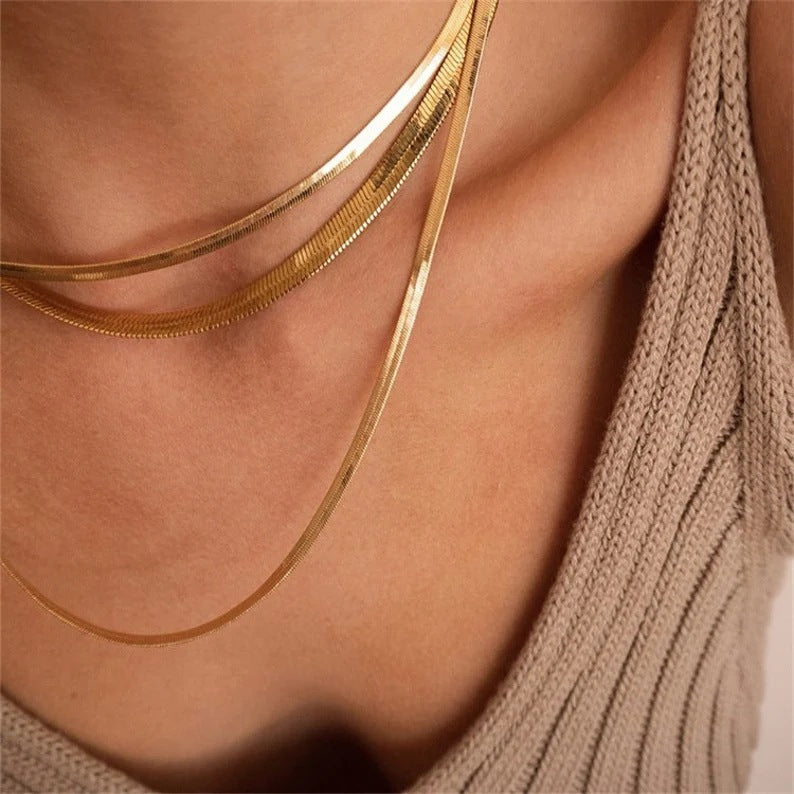 Gold Multi-Layer Necklace — Layered Luxe