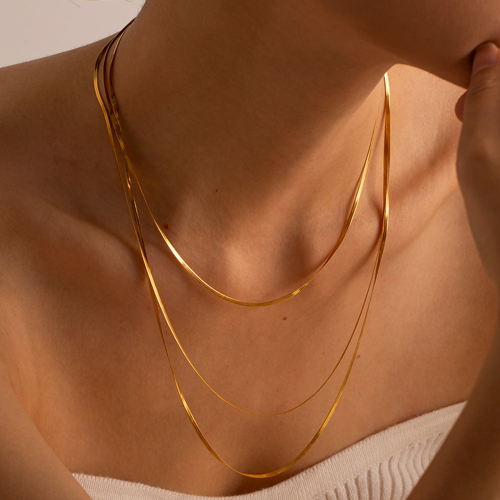 Gold Multi-Layer Necklace — Layered Luxe