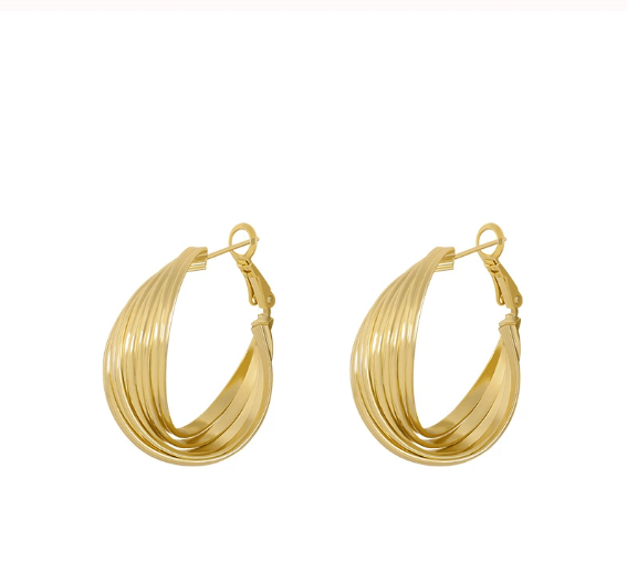 Metal Hoop Earrings — Classic Everyday Style